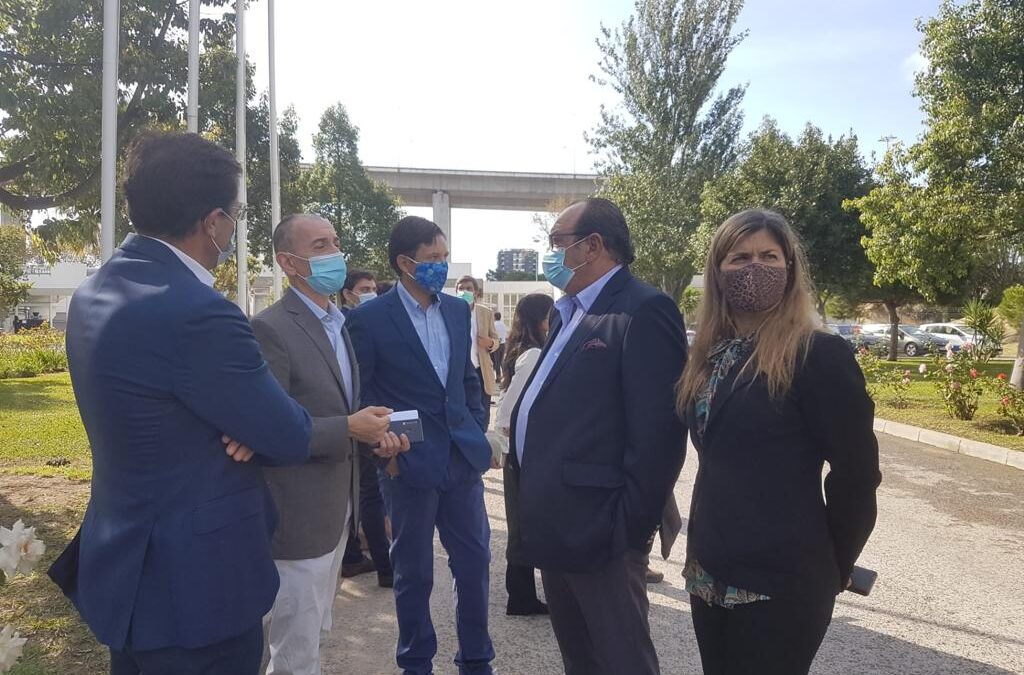 Visita do administrador da Prospectiva à inauguração da 1ª fase da ETAR de Beirolas.