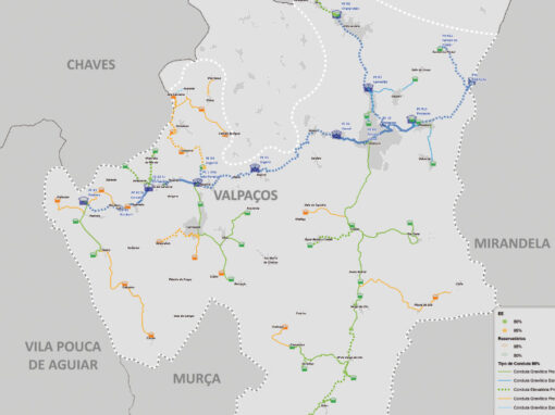 Infraestructuras en baja (trasvase y reserva de los subsistemas de abastecimiento de agua de Rabaçal, Arcossó y Cabouço)