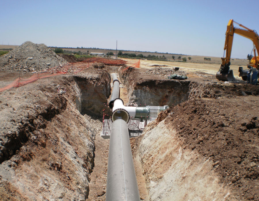 Pipeline Construction in Cinco Reis