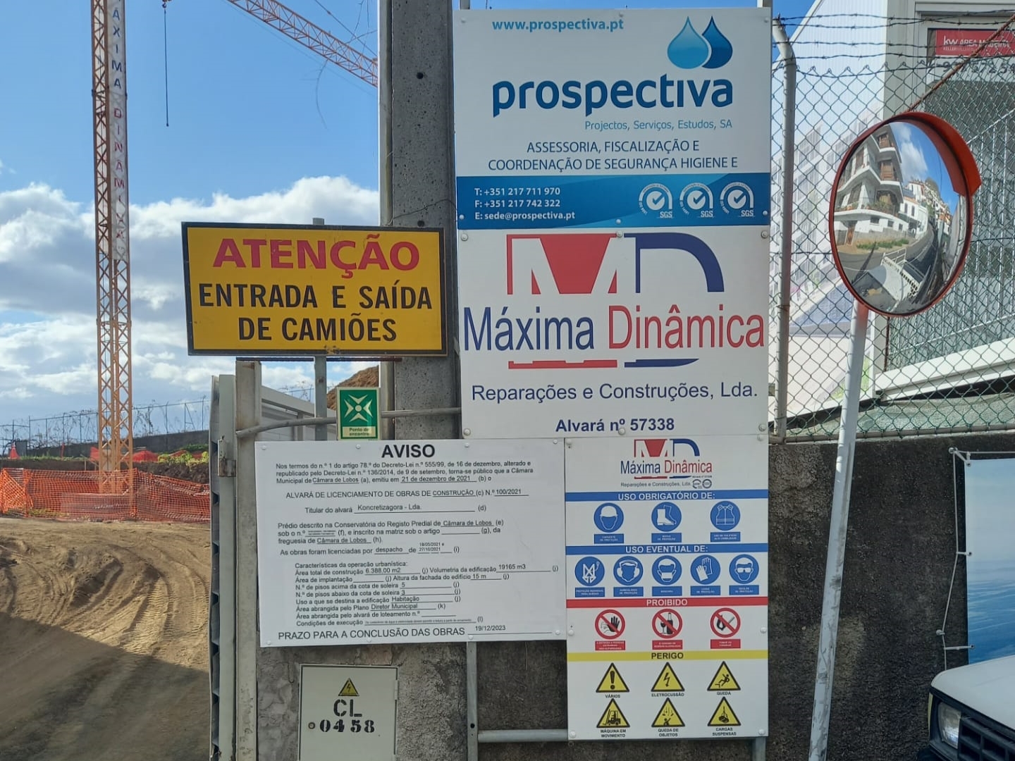 Prospectiva fiscaliza a construção do novo condomínio Atlântico Residences, na Madeira