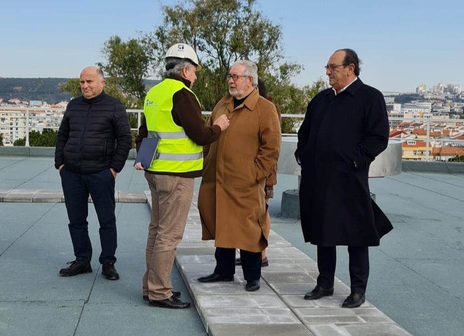 Visita ao novo reservatório do Alto de Santa Catarina, em Oeiras