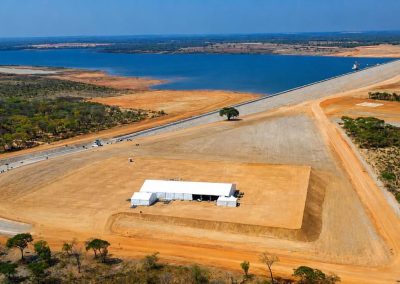 Projecto e Construção da Barragem 128, Calucuve